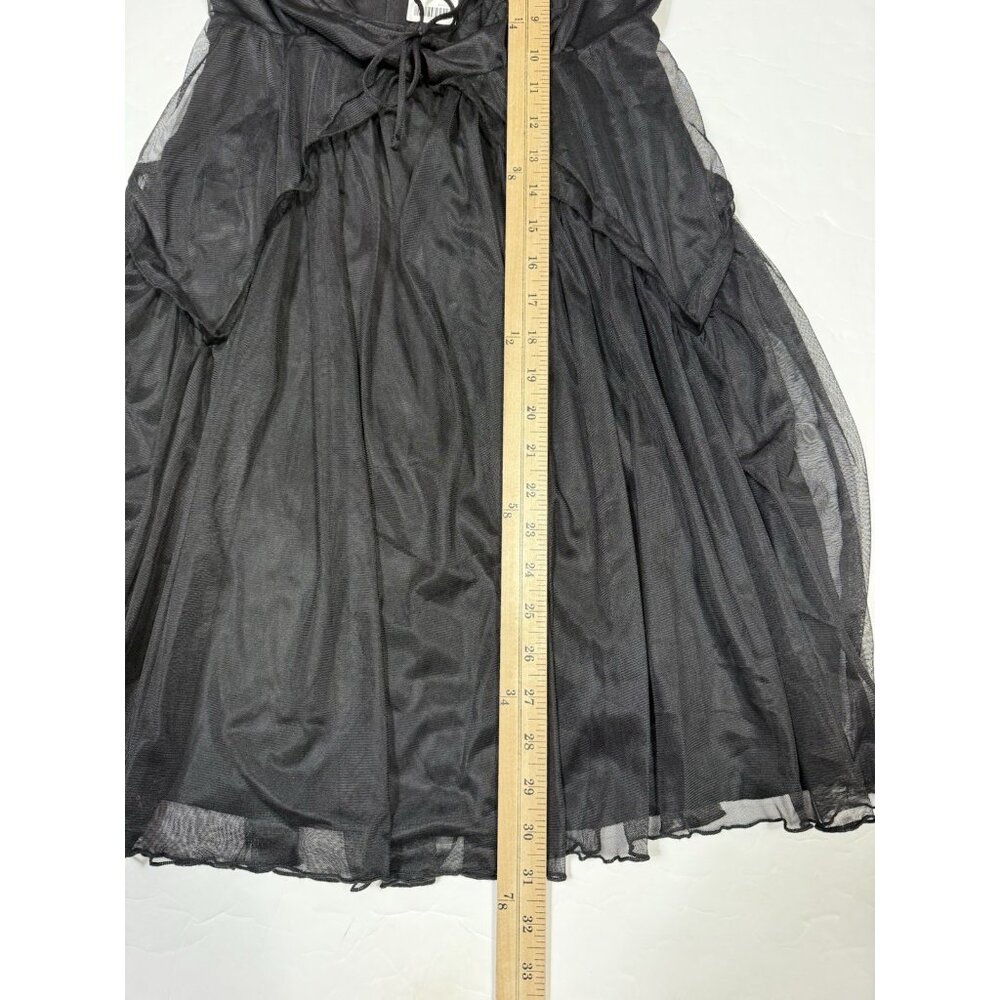 Urban Outfitters Dress Sammy Mesh Mini Dress Sheer Sexy Whimsigoth Romantic NWT - Picture 11 of 12